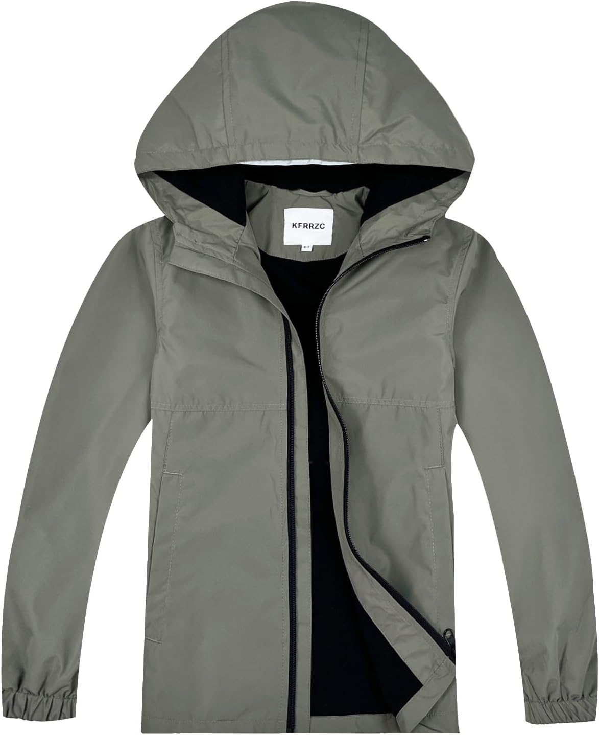 Boys Rain Jackets Waterproof Hooded Lightweight Windbreakers