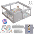 Large Baby Playpen with Mat 50x50 in - Thick Padded Playard