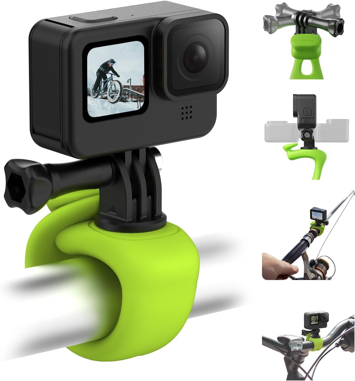 TELESIN Flexible Camera Strap Mount - Capture Every Angle!
