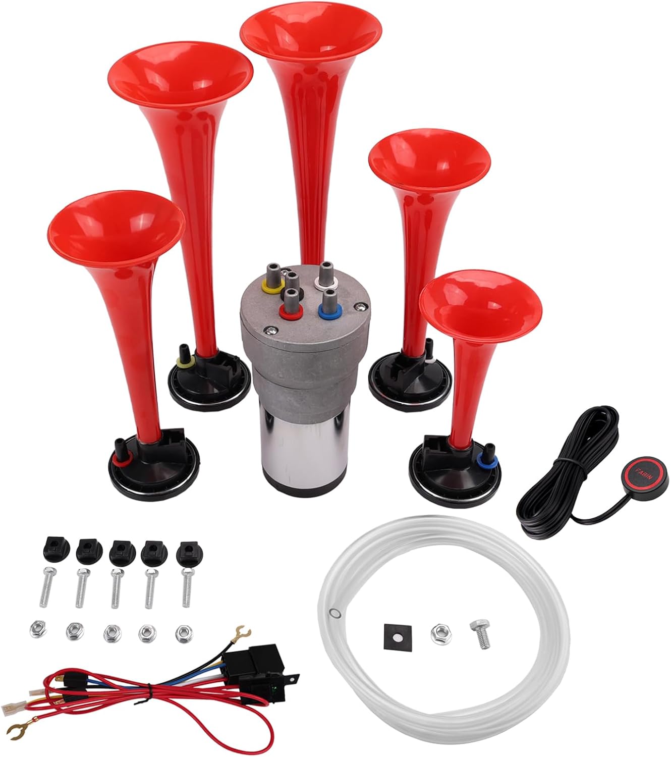 FARBIN Musical Air Horns with Dixieland Melody for Vehicles