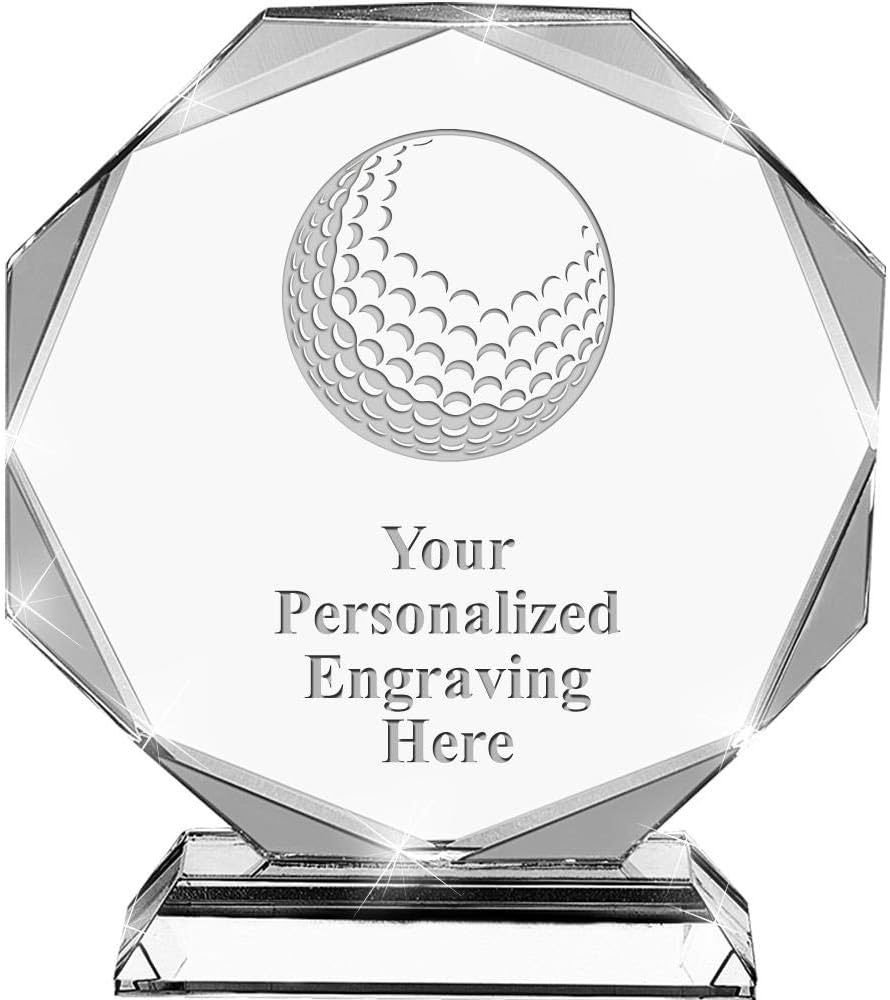 Crown Awards Custom Engraved Golf Ball Trophy