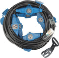 50 Feet Multi Outlet Extension Cord 16 Gauge - Heavy Duty Outdoor