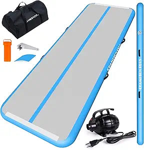 ChampionPlus Inflatable Air Tumbling Mat for Gymnastics Training