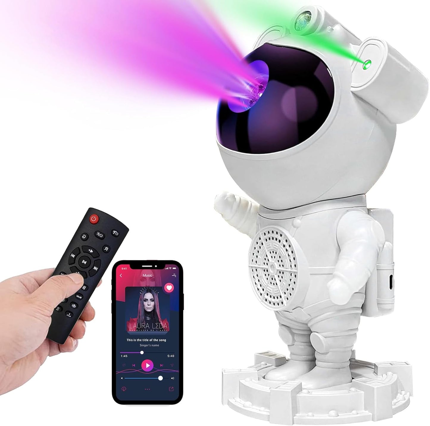 Galaxy Astronaut Projector - Starlit Bedroom Bliss!
