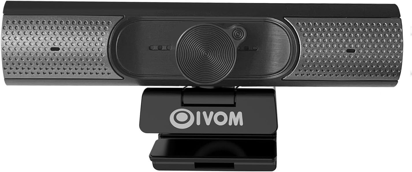 Oivom 1080P Webcam: Crisp Video & Sound!
