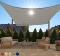 GORILLA GRIP Heavy Duty Sun Shade 12x12 ft - UV Protection