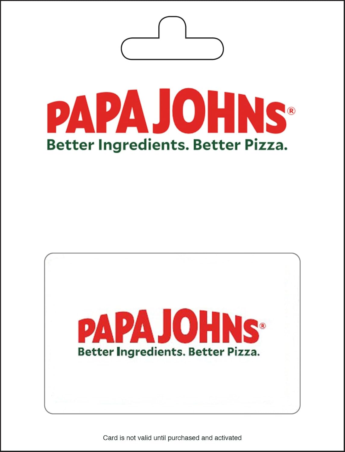 Papa John's Pizza Gift Card - Perfect for Any Pizza Lover