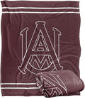Alabama A & M University Silky Touch 60 in x 80 in Throw - Cozy Fan