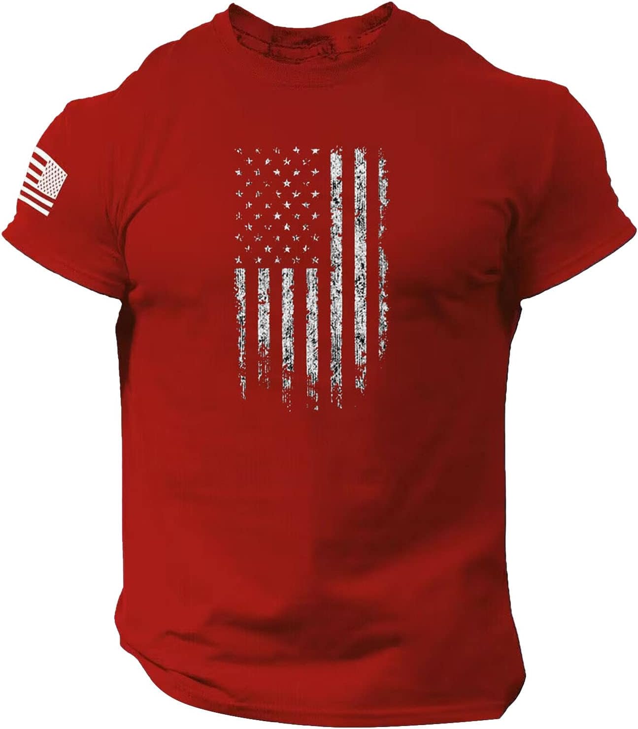 Patriotic Men's Flag Graphic Tee