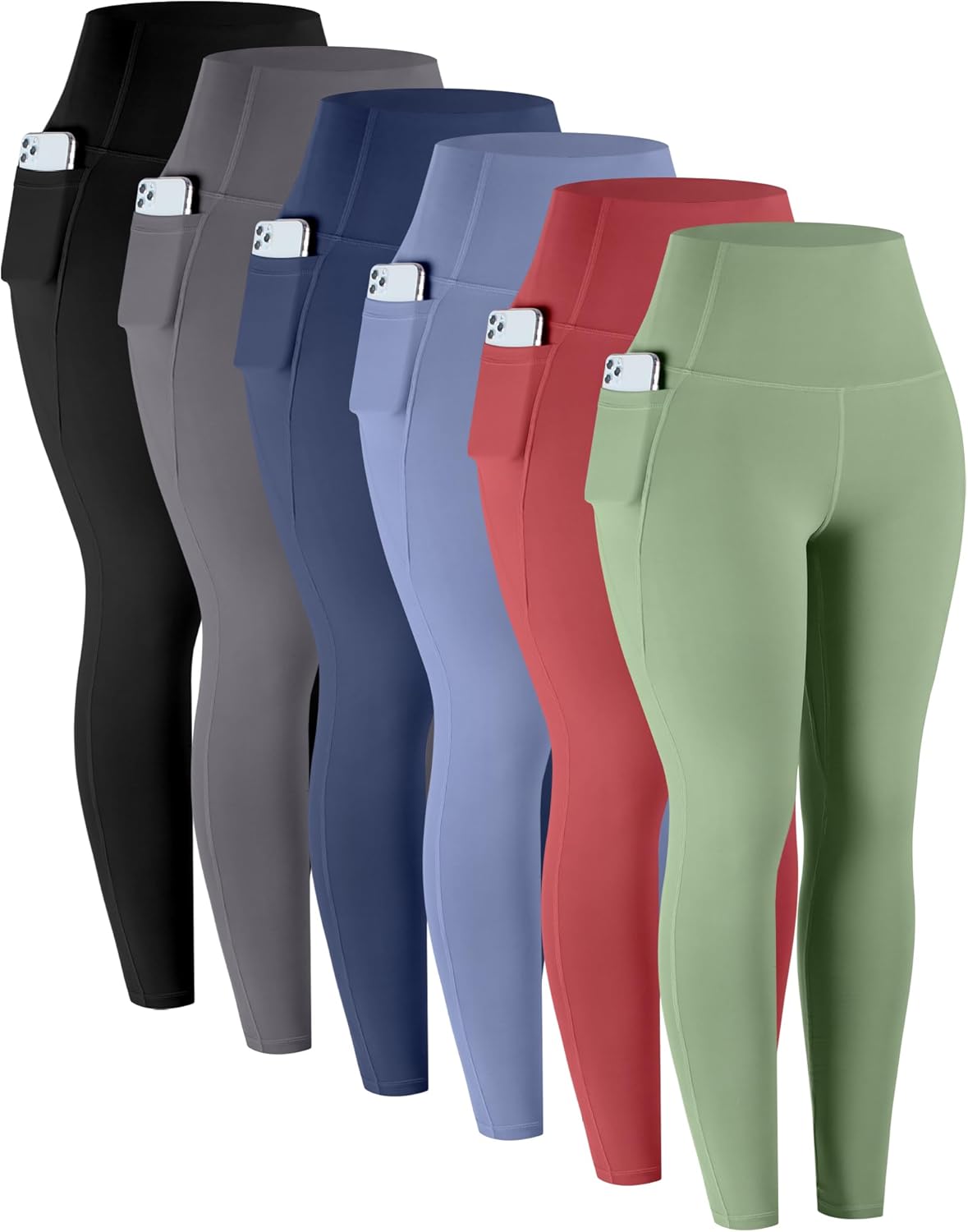 LZYVOO Leggings with Pockets for Women - Soft High Waisted Pants