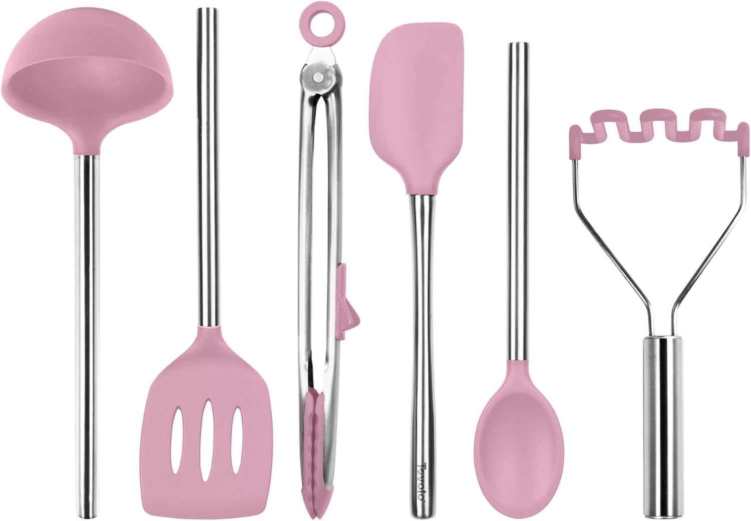 Silicone Cooking Utensil Set of 6 for All Your Kitchen Needs