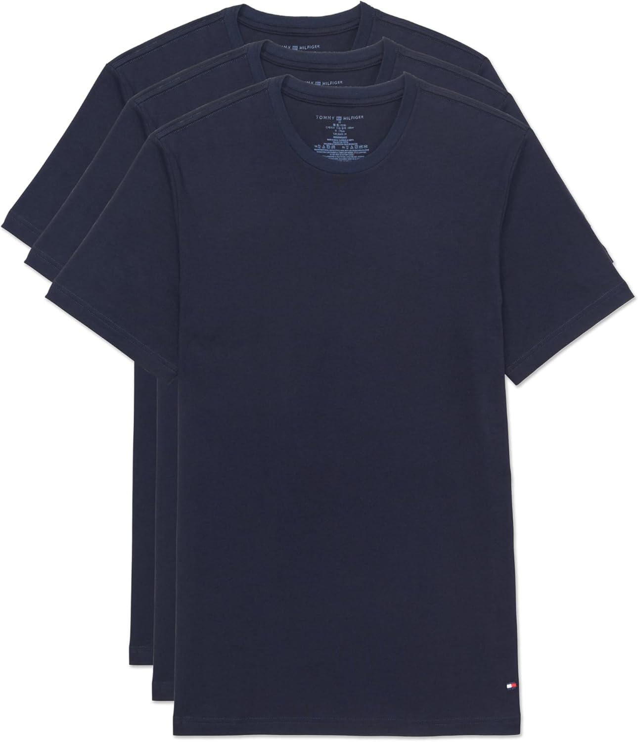 Tommy Hilfiger Men's Cotton Classics Crewneck Undershirts 3-Pack