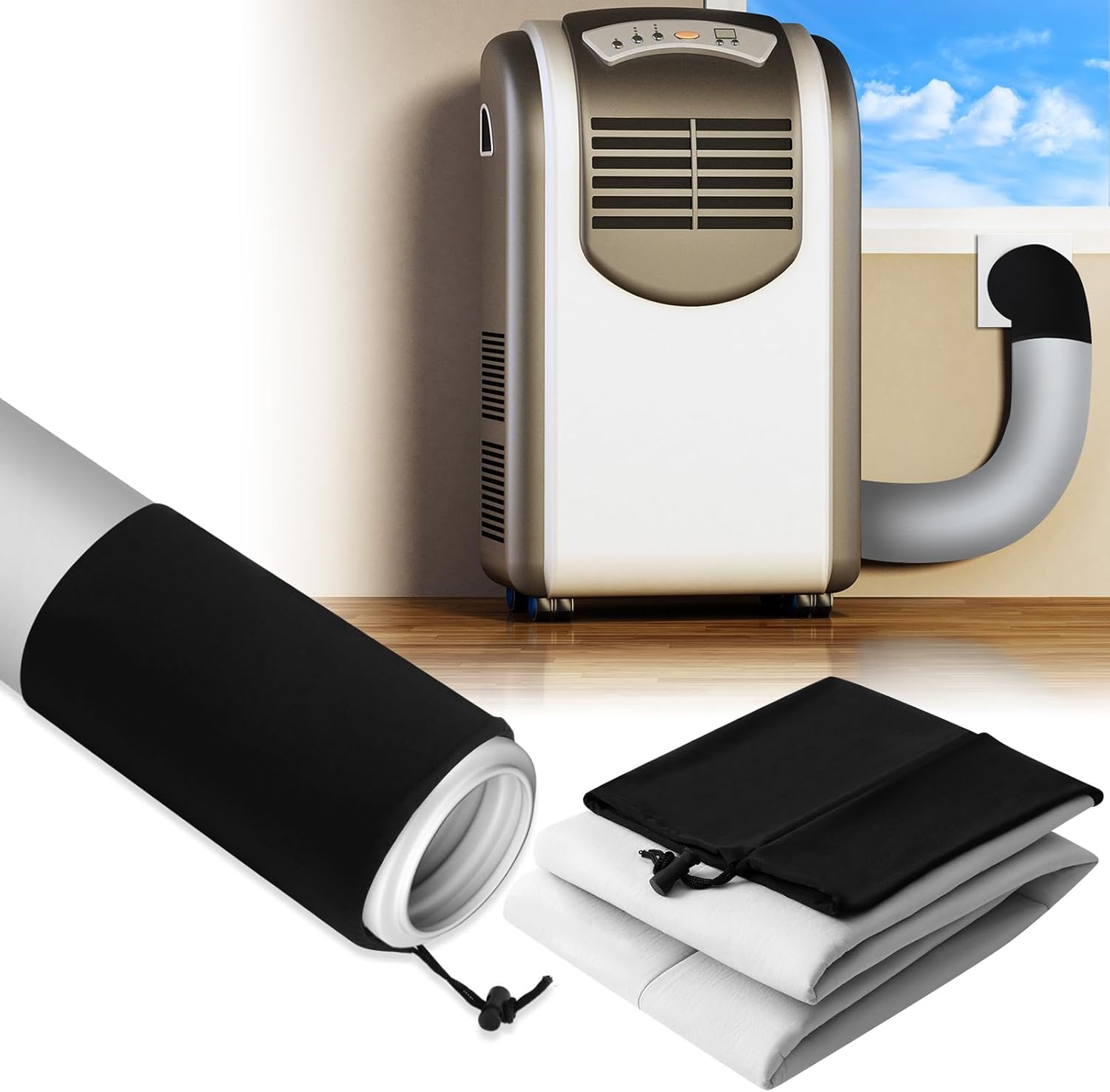 Insulated AC Hose Cover for Portable Air Conditioner - Stay Cool Anywhere!