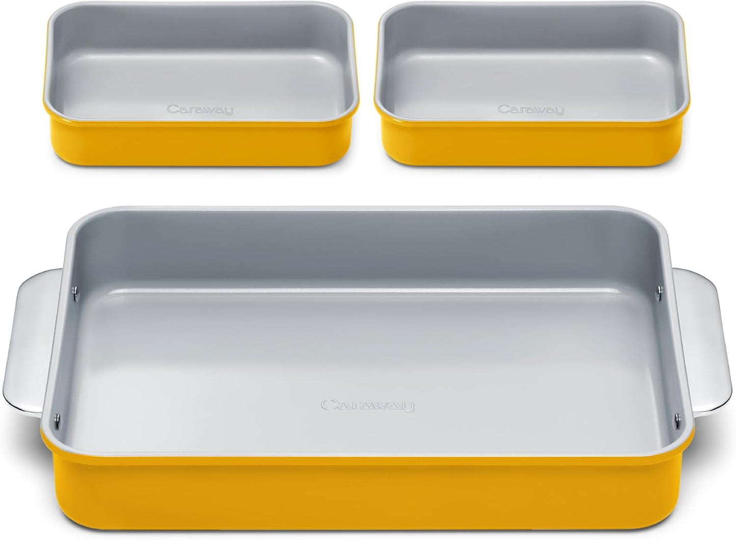 Caraway Nonstick Rectangle Baking Pan Set for Perfect Baking