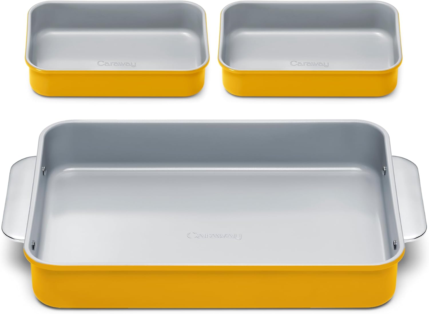 Caraway Nonstick Rectangle Baking Pan Set for Perfect Baking