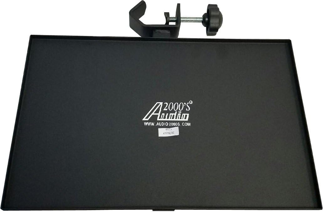 Audio 2000s AST424Z Heavy Duty Tray for Standard Speaker Stands