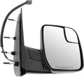 TRQ Passenger Side Mirror Assembly Electric Adjustment Textured