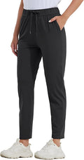 Willit Women's Golf Travel Pants Lounge Sweatpants 7/8 - Quick Dry