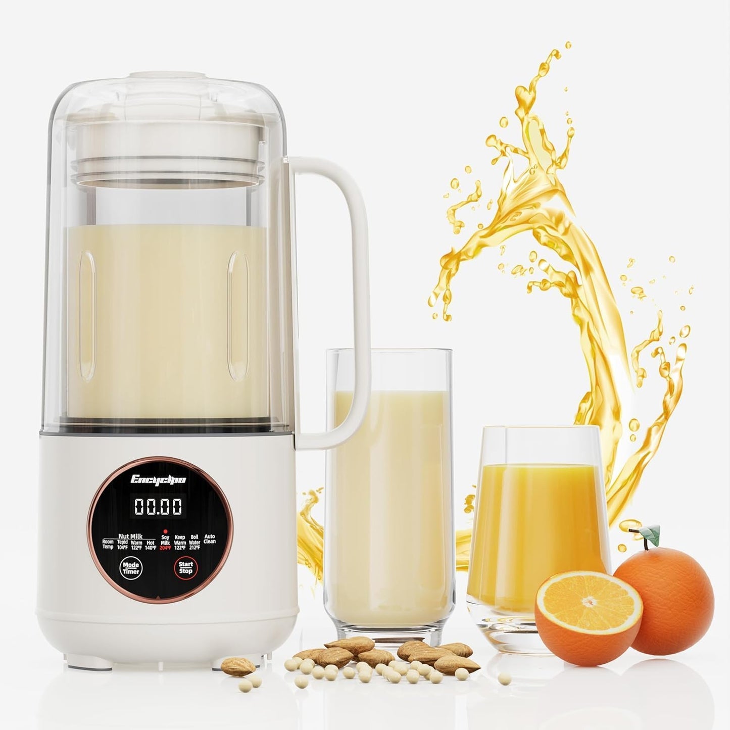 50oz Auto Nut Milk Maker: Clean, Plant-Based, Easy
