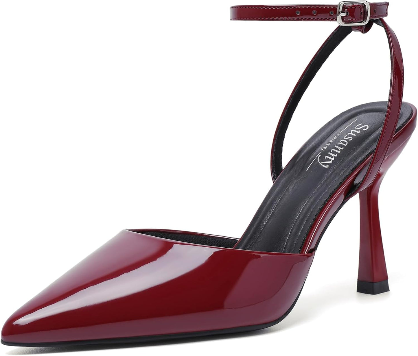 Stiletto Closed Pointed Toe Backless Dress Shoes for Women