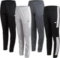 Boys Sweatpants 4 Pack Active Tricot Joggers - Everyday Comfort
