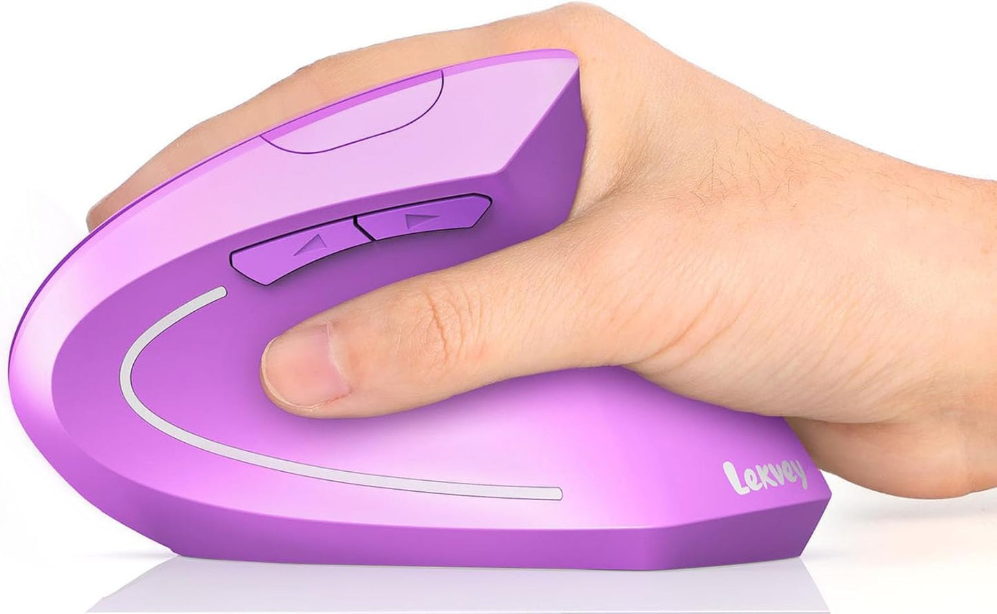 Lekvey Wireless Ergonomic Mouse: Rechargeable & Carpal Tunnel Friendly