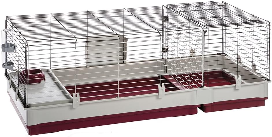 Extra-Large Rabbit Cage with Wire Extension for Ultimate Comfort