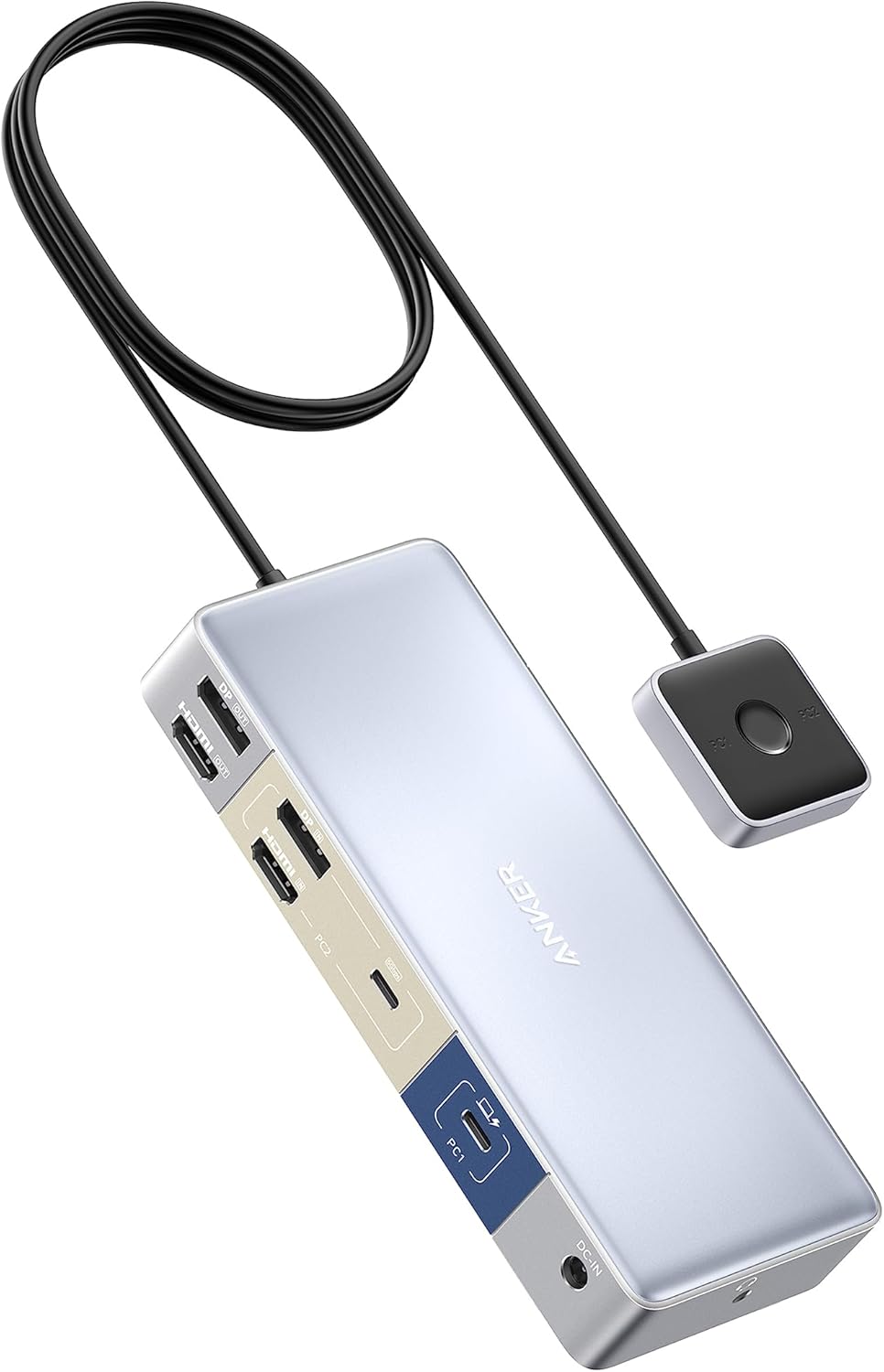 Anker Docking Station KVM Switch for Dual 4K Monitor Setup