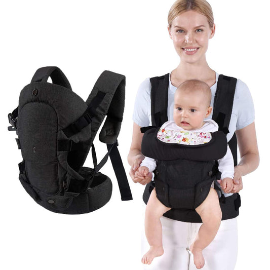 Cozy & Adjustable Baby Carrier - 7-45lbs Support