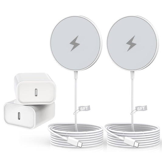 Magnetic Charger for iPhone 17 with Fast Wireless Charging