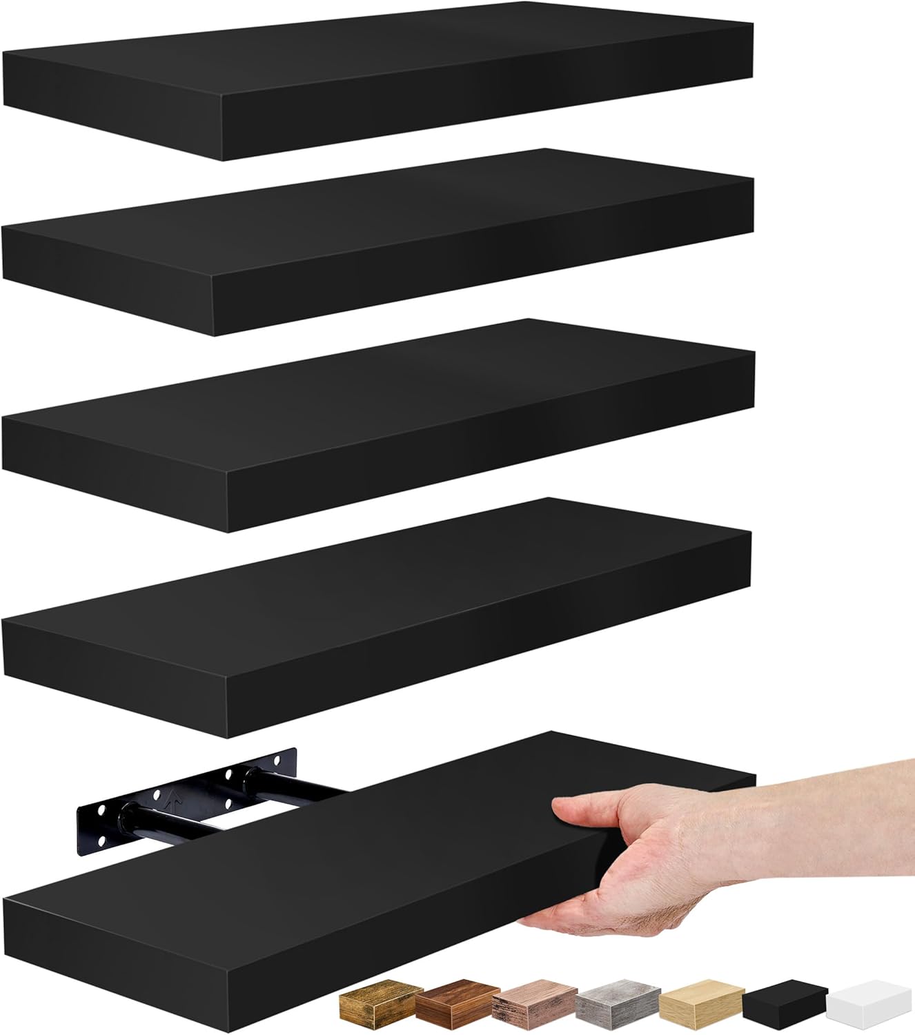 Sorbus Floating Shelves for Wall - Stylish Storage Solution