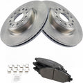 TRQ Front Brake Pad & Rotor Kit for 2019-2021 Ram 1500