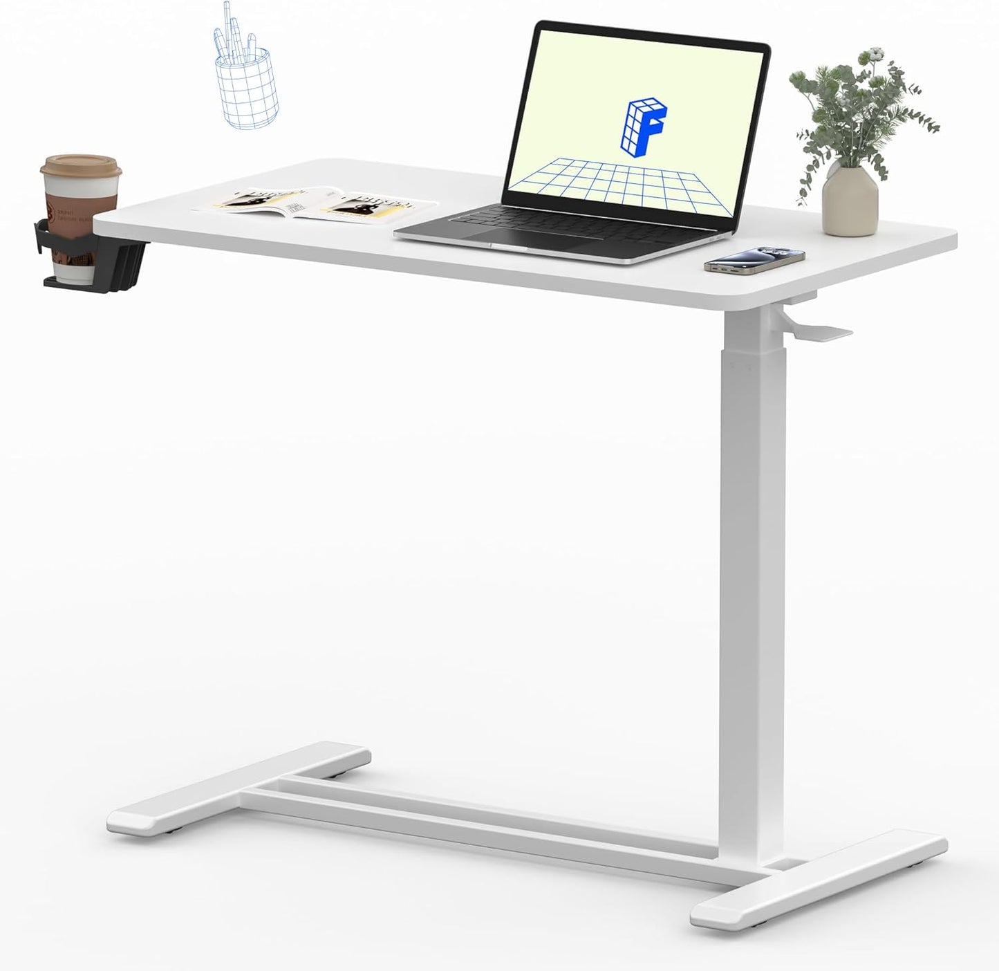 FLEXISPOT Mobile Standing Desk: Adjustable & Portable