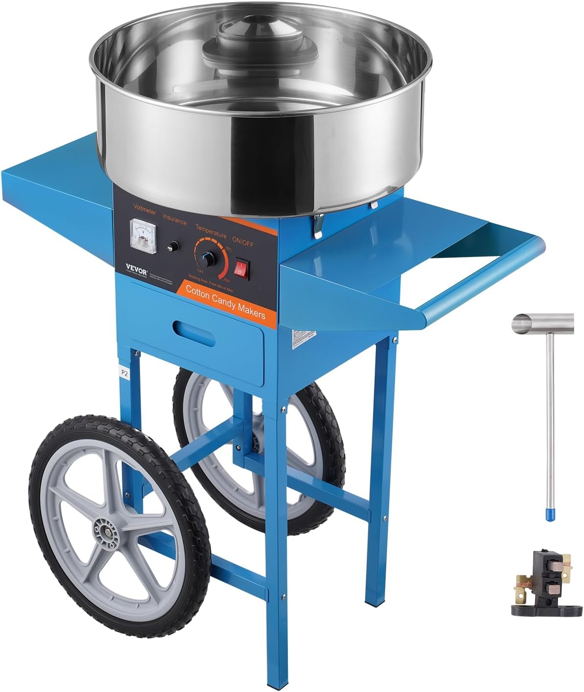 VEVOR Electric Cotton Candy Machine for Home and Parties