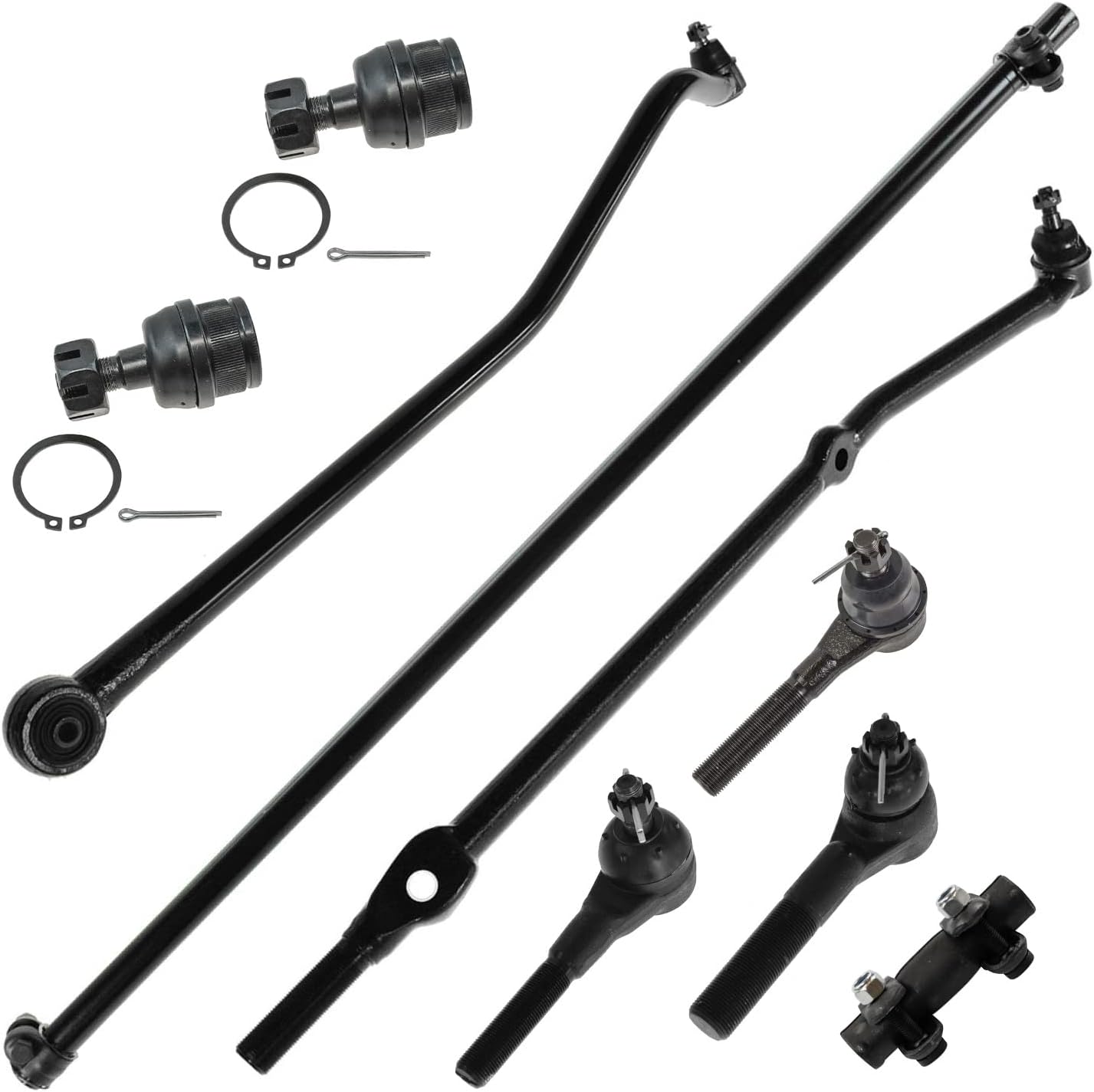 TRQ Front Steering & Suspension Kit for Jeep Cherokee 1991-2001