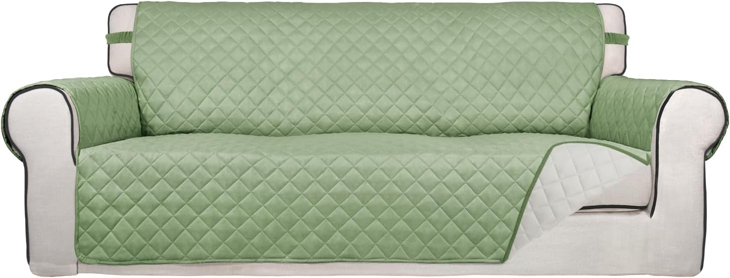 PureFit Reversible Quilted Sofa Cover for Oversized Sofas