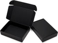 Black Shipping Boxes 11 1/8 x 8 5/8 x 2 in 25 Pack - Matte Letter