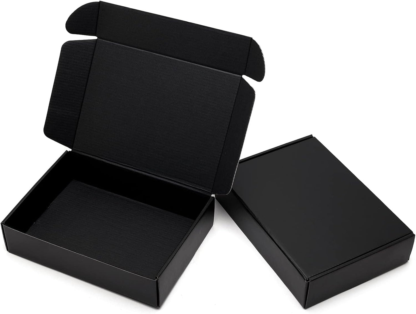 Eco-Friendly Black Shipping Boxes 25 Pack for Small Business