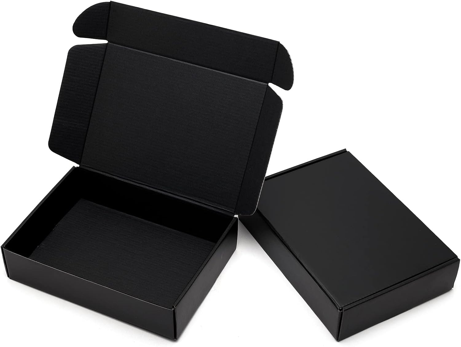 Eco-Friendly Black Shipping Boxes 25 Pack for Small Business