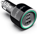 WOTOBEUS 175W Dual USB-C Car Charger - Fast PD3.0 Charging