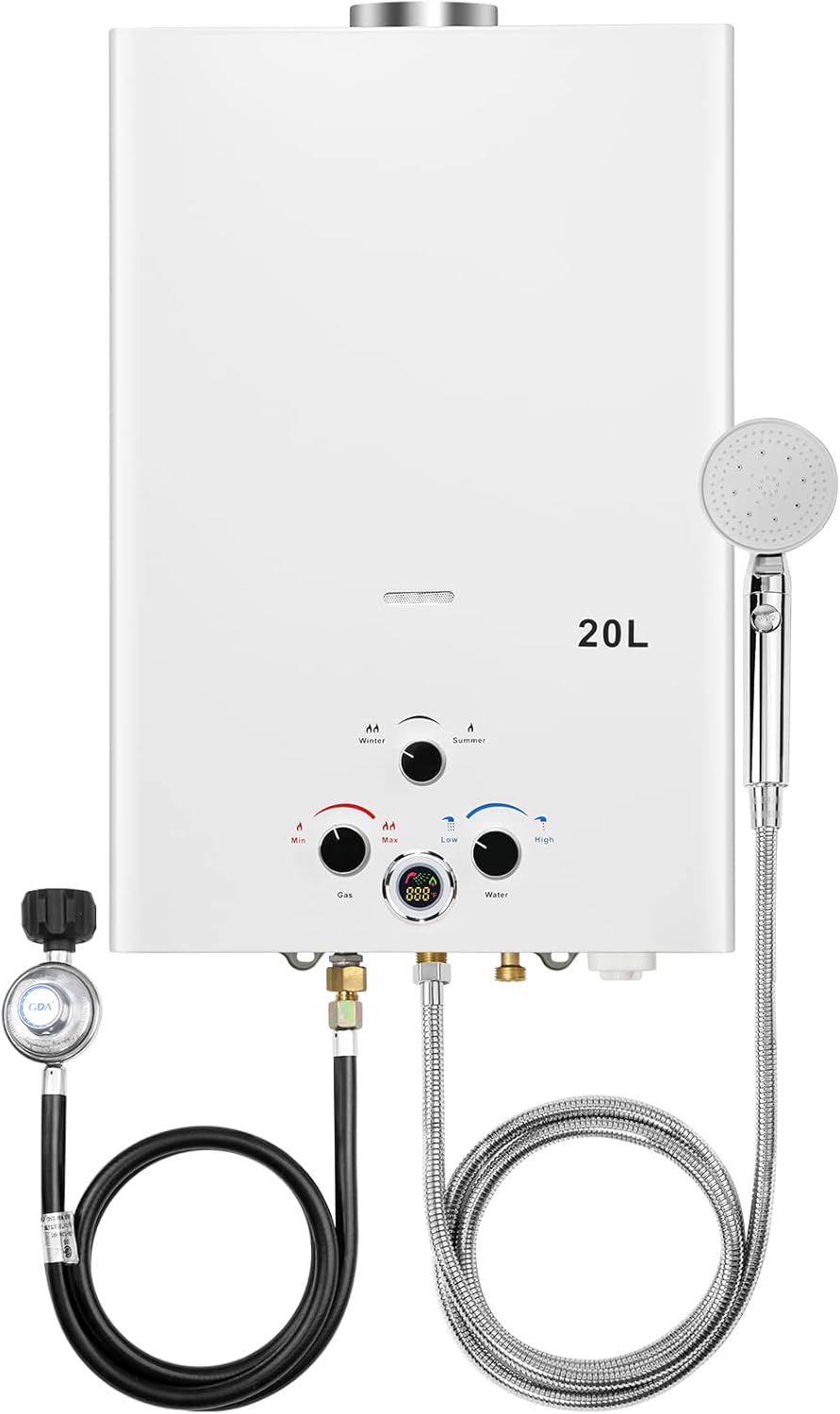 Portable Propane Water Heater - Instant Hot Water Anywhere!