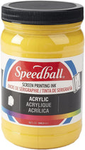 Speedball Acrylic Screen Printing Ink 32 fl. oz, Medium Yellow