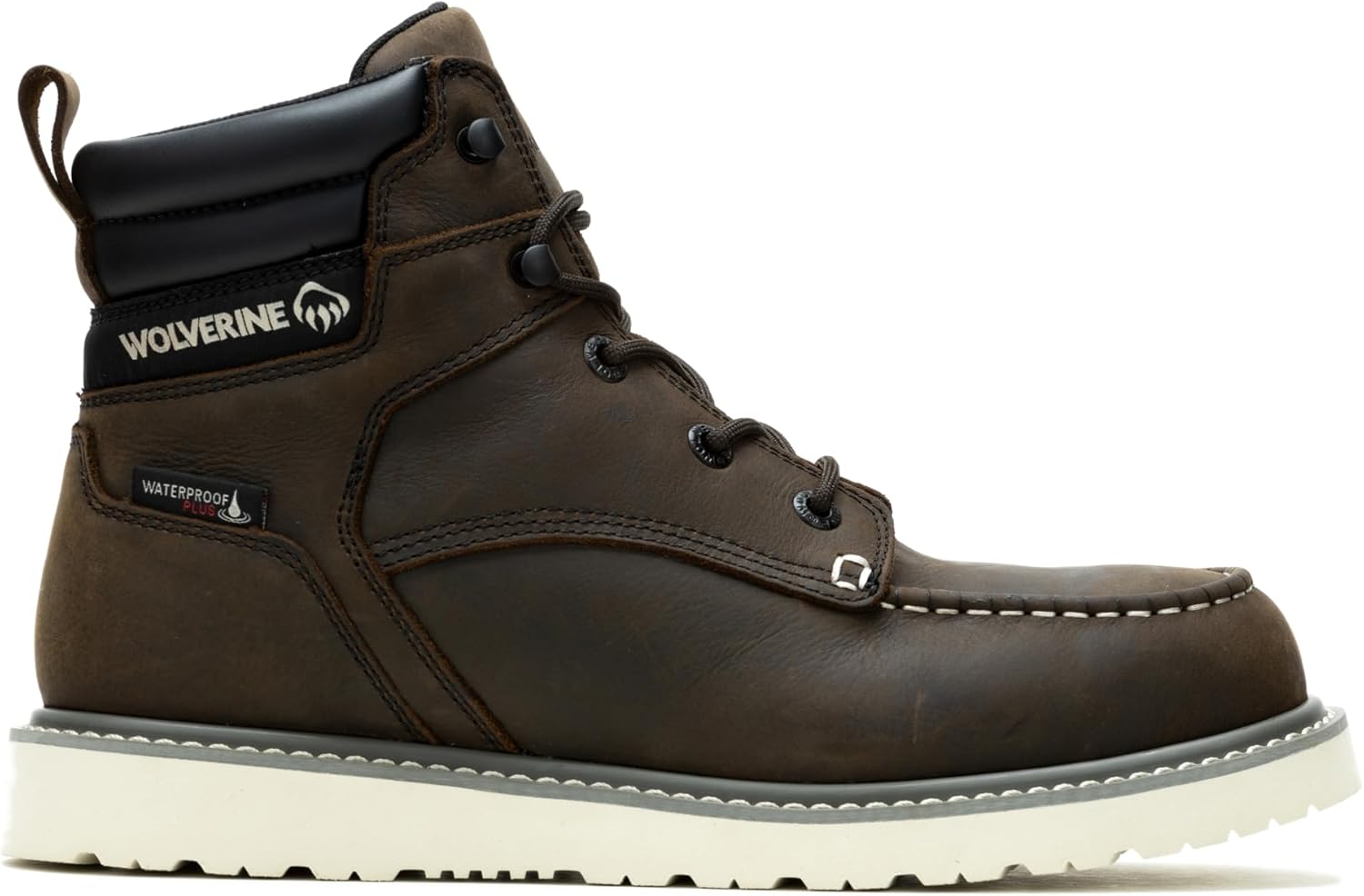 Wolverine mens Trade Wedge - Dark Brown for Comfort and Durability