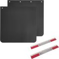 24in x 24in Black Polymer Mud Flaps and 24in x 3in Reflective Tape