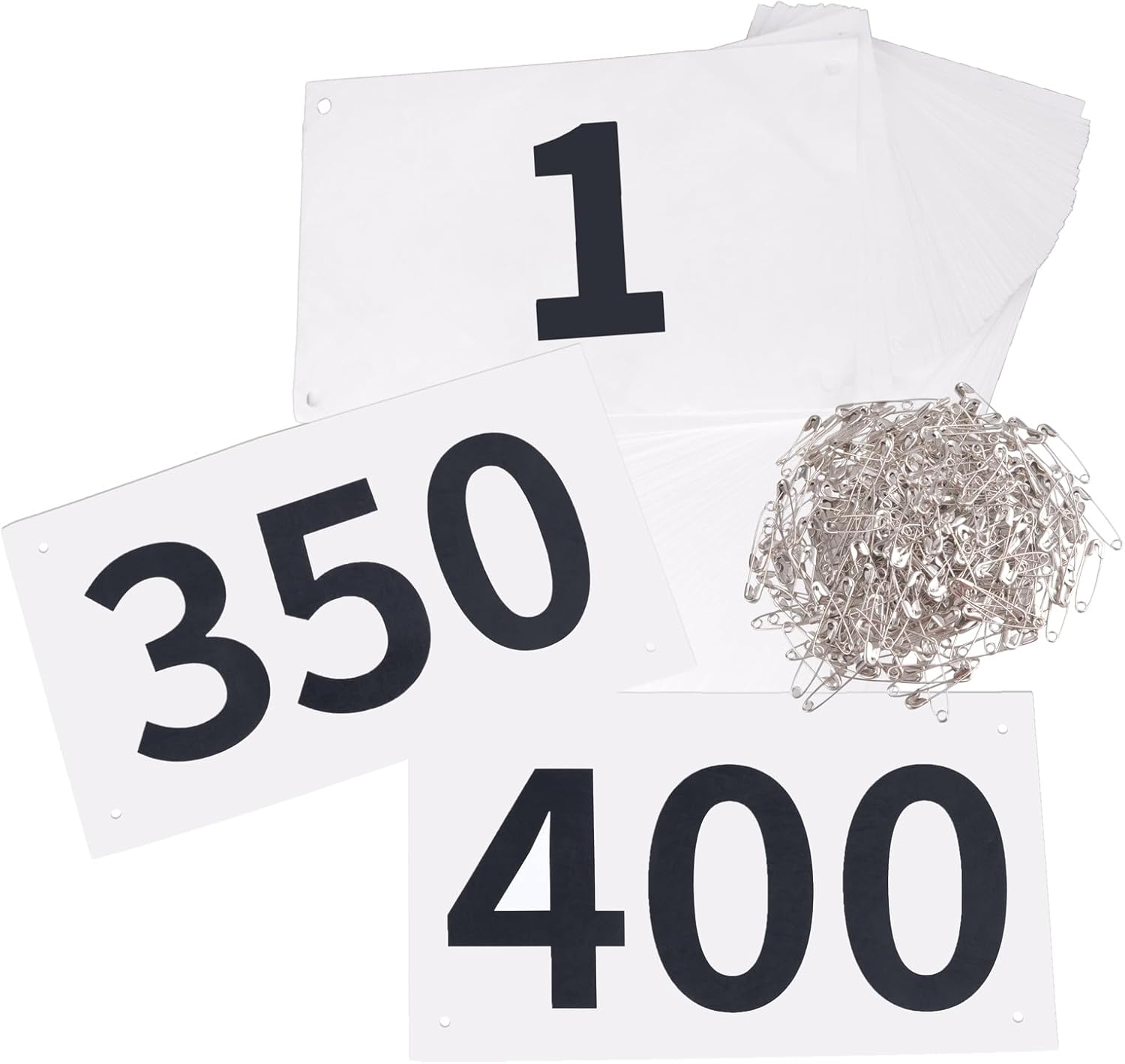 TRIWONDER Tyvek Race Bibs for Marathon Runners Events Sports