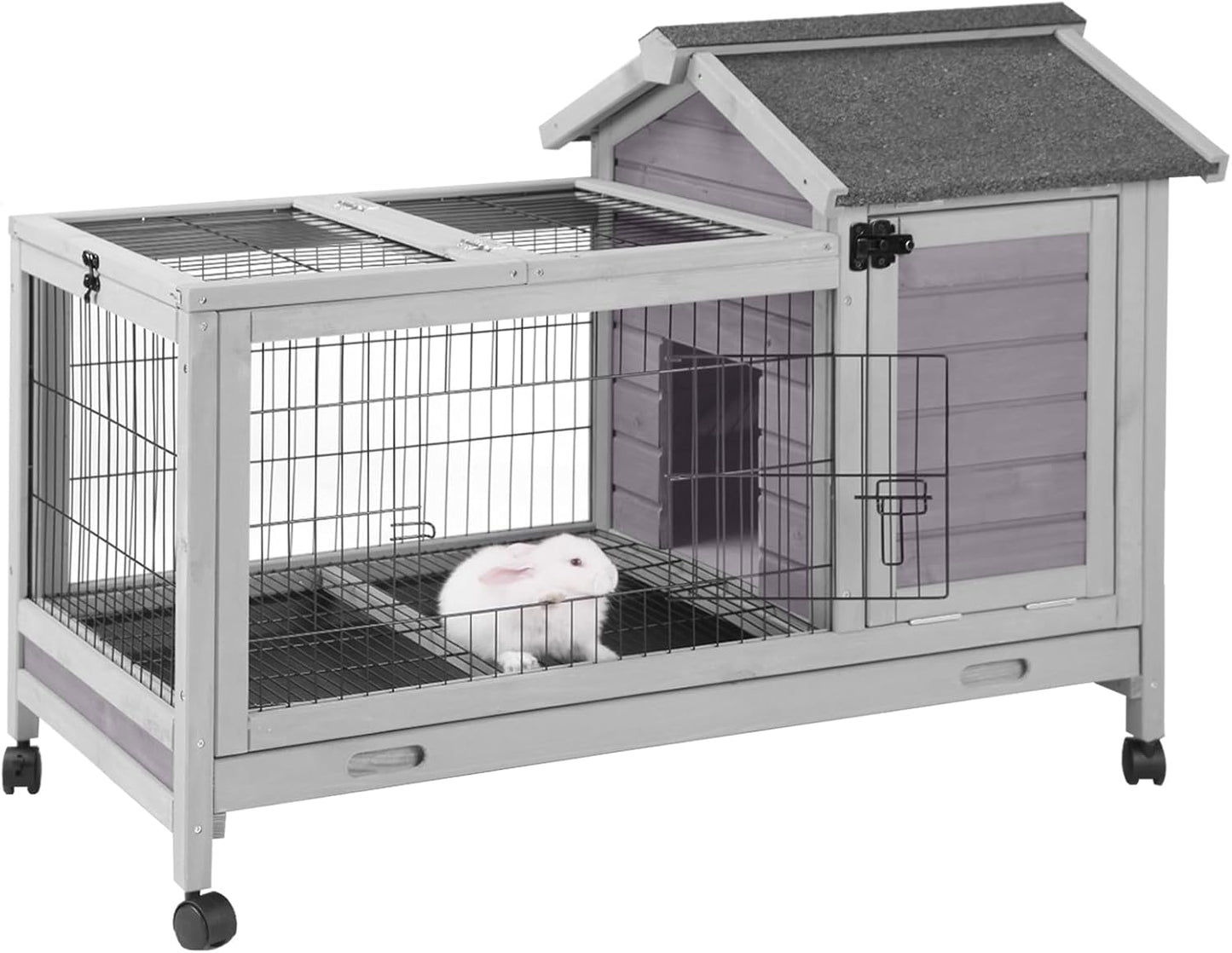 Wooden Rabbit Hutch Indoor and Outdoor for Comfortable Living