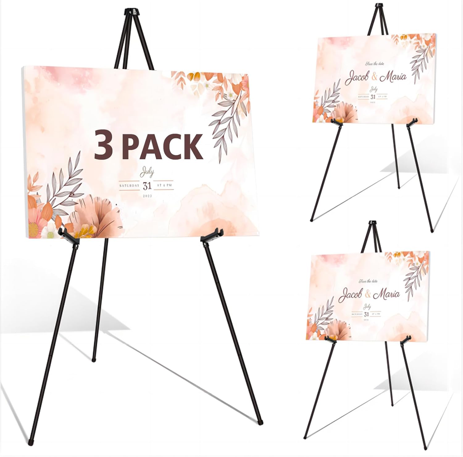 Instant Display Easel Stand - 63in Adjustable Height Tripod