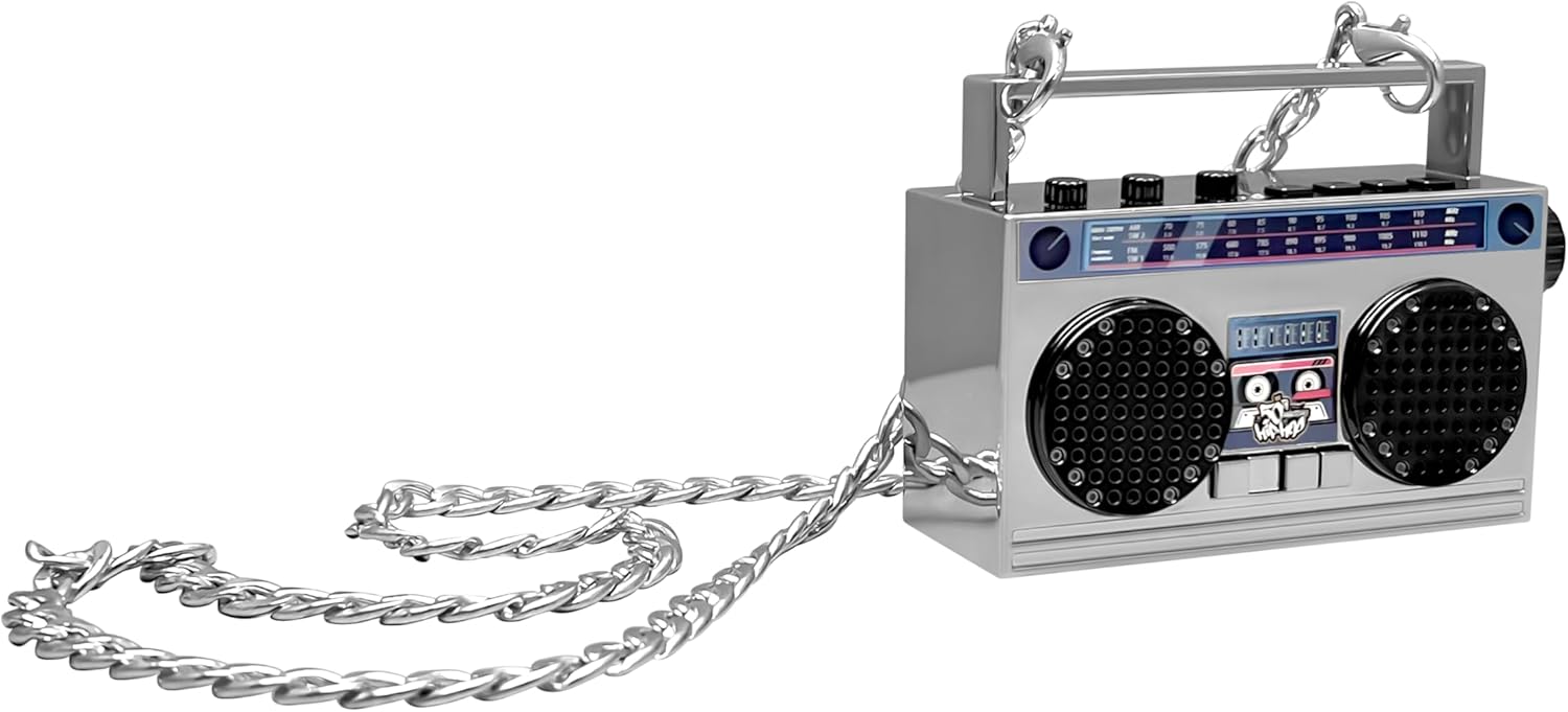 Retro Boombox Necklace Speaker - Hip Hop Anniversary Edition