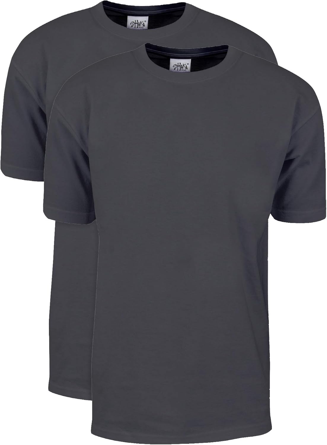 Shaka Wear Men's T Shirt 2 Pack Max Heavyweight Cotton Tee
