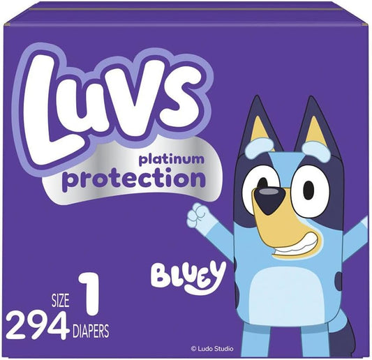 Luvs Size 1 Baby Diapers: 24/7 Platinum Protection